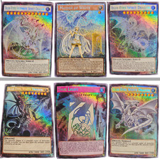 Set: Blue-Eyes Extended Art (2x White Dragon + Spirit Ultimate + Maiden + Light) picture