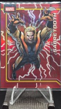 2026 Topps Chrome Marvel #144 Sabretooth Red Refractor 5/5 BOOKEND picture