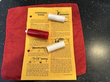 Vintage Red Fantasio Appearing/Vanishing Magic Wand - Fast Spring, No Friction picture