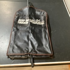 RARE  Vintage Keep On Truckin’ Garment Bag Faux Leather picture