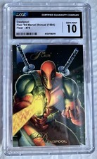 1994 Flair Marvel #78 Deadpool “Deadpool Strikes” CGC 10 Gem Mint Trading Card picture
