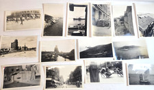 WW2  Street Scene 15 Photos in China 1938 Shanghai Tsingtao City Ocean Ship picture