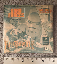 STAR WARS DARK FORCES REBEL ASSAULT LUCASARTS PROMO CD FULL THROTTLE SEALED picture