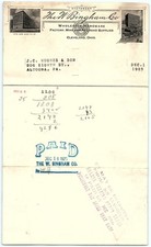 1925 The W. Bingham Co. Cleveland OH Hardware Billhead Paid picture