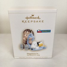 2006 Hallmark Keepsake Ornament Peanuts Happiness Is... Linus Snoopy Woodstock  picture