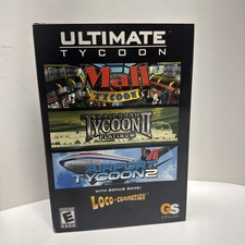 Ultimate Tycoon (PC, 2004) Mall Railroad II Airport 2 Loco-commotion PC Game New picture