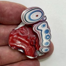 DVH Kenworth Truck Fordite Polished Face Specimen Chillicothe Ohio Ass. (6979) picture
