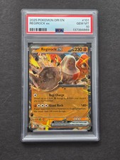 PSA 10 REGIROCK EX 101/182 - DESTINED RIVALS RARE HOLO - GEM MINT picture