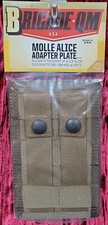 new nip nwt Brigade QM MOLLE Alice Adapter Plate Coyote Brown L277A army picture