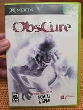 Obscure Xbox Complete w/ Registration Card Reg Card CIB NTSC, GREAT SHAPE picture
