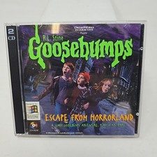 Goosebumps Escape from Horrorland 2-Disc PC CD-ROM 1996 Windows 95 picture