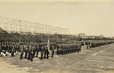 Japanese Navy Infantry SNLF Hongkou Park Shanghai Review Photo c1936 Naval picture