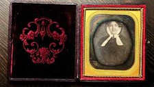 ID'd Woman 1/6 Daguerreotype Woman in Mourning Elizabeth Custis Teackle Wallis picture