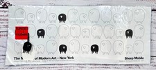 Vintage 80s Flensted Lamb Black Sheep Mobile Museum of Modern Art Danish Nursery picture