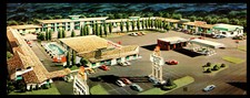 [OS1] Postcard Unused 8.25x3.5 Panorama, Shephard Hills Motel Lebanon Missouri picture