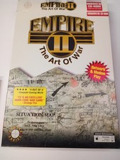 Vintage 1995 Empire II The Art Of War Windows 95 CD-ROM PC Game Rare BIG BOX picture