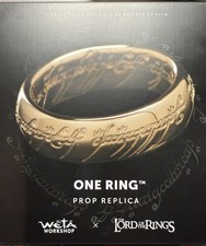 Weta Fan Expo Exclusive Giant One Ring LotR 25th Anniversary Prop Replica NEW picture