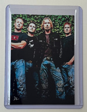Nickelback Limited Edition Artist Signed “Rock Icons” Trading Card 1/10 picture