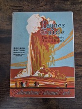 1924 Haynes Guide Yellowstone National Park Complete WITH FOLD-OUT MAP 36th Ed picture