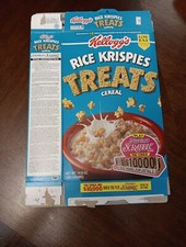 Kellogg’s Rice Krispies Treats Cereal Box *Empty* 1995 picture