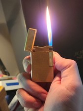 Genuine S.T. Dupont Line 1 BR Large Lighter  * Gold Platted * picture