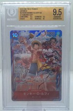 Monkey D Luffy ST10-006 BGS 9.5 One Piece Day DALLAS Japanese  picture