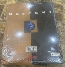 Descent PC Big Box Factory Sealed Interplay Vintage 1995 Box Damage picture