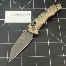Benchmade 290BK-1 Full Immunity Dark Earth Aluminum M4 Steel Blade Folding Knife picture