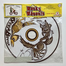 Vintage Wacky Wheels NOS Reflective Bicycle Wheel Inserts Coyote & Roadrunner picture