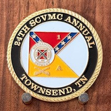 24th SCVMC Annual Townsend TN Gen John C Vaughn Challenge Coin  W#13 picture