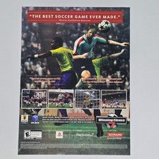 World Soccer Winning Eleven 7 PlayStation 2 PS2 Authentic Magazine Ad picture