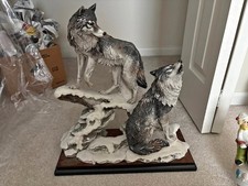 Giuseppe Armani Nocturne Wolves Sculpture - Limited Edition 36/1500 - low number picture