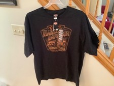 Genuine Harley Davidson men’s T-shirt XXL black. picture