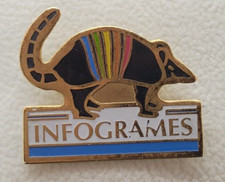 Vintage 90s Pin - INFOGRAMES Company picture