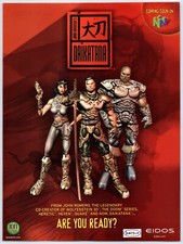 Vintage Print Ad 2000 Daikatana N64 Nintendo 64 FPS Original Promo Poster Art picture