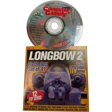 Computer Gaming World Longbow 2 Demo CD 1997 Vintage PC Game Original Packaging picture