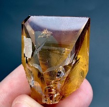 105 Carat Honey Colour Topaz Crystal Specimen From Pakistan  picture