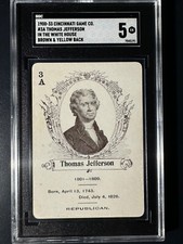 1900-33 Cincinnati Game, President Thomas Jefferson, The White House - SGC 5 picture