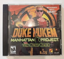 2002 Duke Nukem: Manhattan Project 2D Side-Scrolling Platformer PC Game  Rated M picture