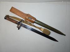 Rare WWII Hungarian Model 1935 Cavalry NCO Bayonet w/Scabbard & Frog & Knot picture