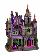 NEW Lemax Spooky Town Lighted Haunted House Halloween Village Building in Box picture