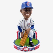 Ernie Banks Chicago Cubs Let's Play Two Bobblehead MLB Baseball picture