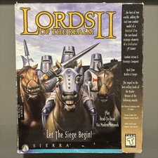 Lords of the Realm II PC CD-ROM Video Game Win 95 Big Box Compete 1996 Sierra picture