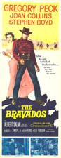 Western The Bravados Gregory Peck Movie Poster Print Wall Decor 17 x 12 picture
