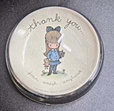 1973 Joan Walsh Anglund Glass Dome Paperweight Friendship 