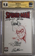 Spider-Man 1 CGC SS 9.8 x7 Thomas Texeira McGuinness Wells Ottley Signed Sketch picture