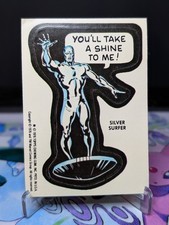 1976 Topps Marvel Super Heroes Stickers- Silver Surfer 1 Star EX picture