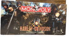 Harley Davidson Vintage 1997 Monopoly Park Brothers Authorized Edition Complete  picture