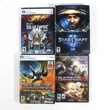 Sci-Fi Strategy RTS Lot of 4 PC Games, Keys Included - picture