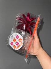 Dunkin Pineapple Cup VIRAL Brand New STILL SEALED WITH STRAW picture